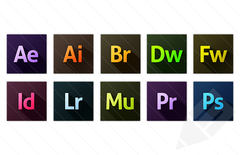 Adobe Vector Cloud Icons Images Adobe Creative Suite Icons Adobe